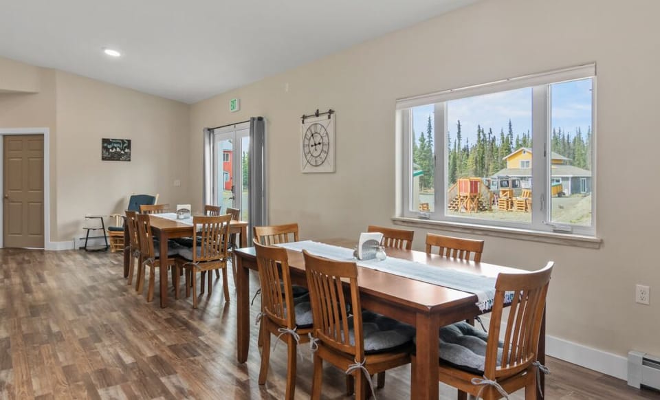 Another view of dining space.