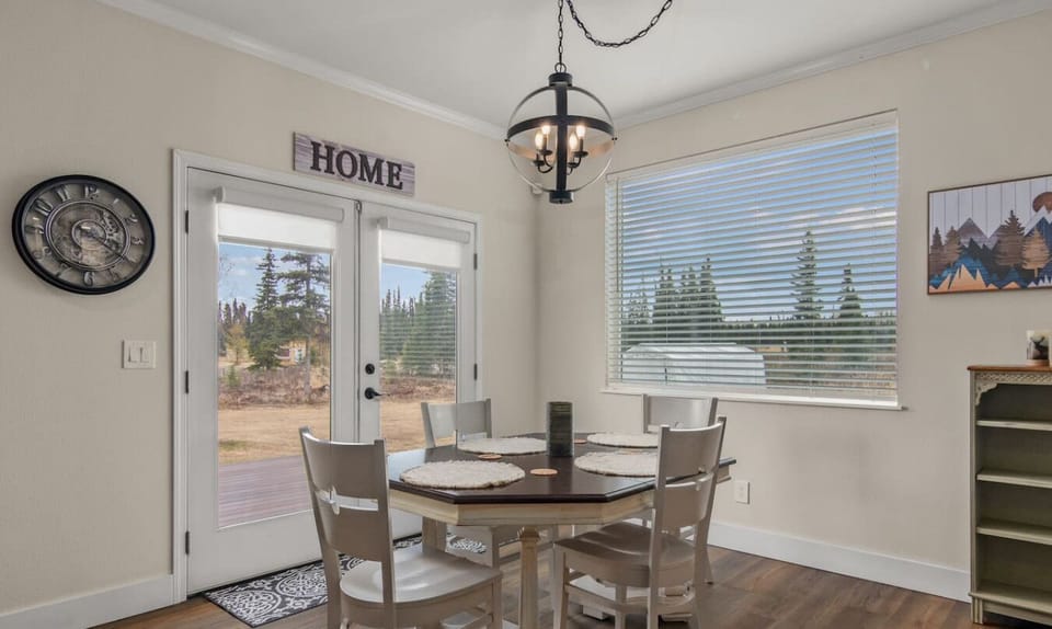 French doors leading to back patio.