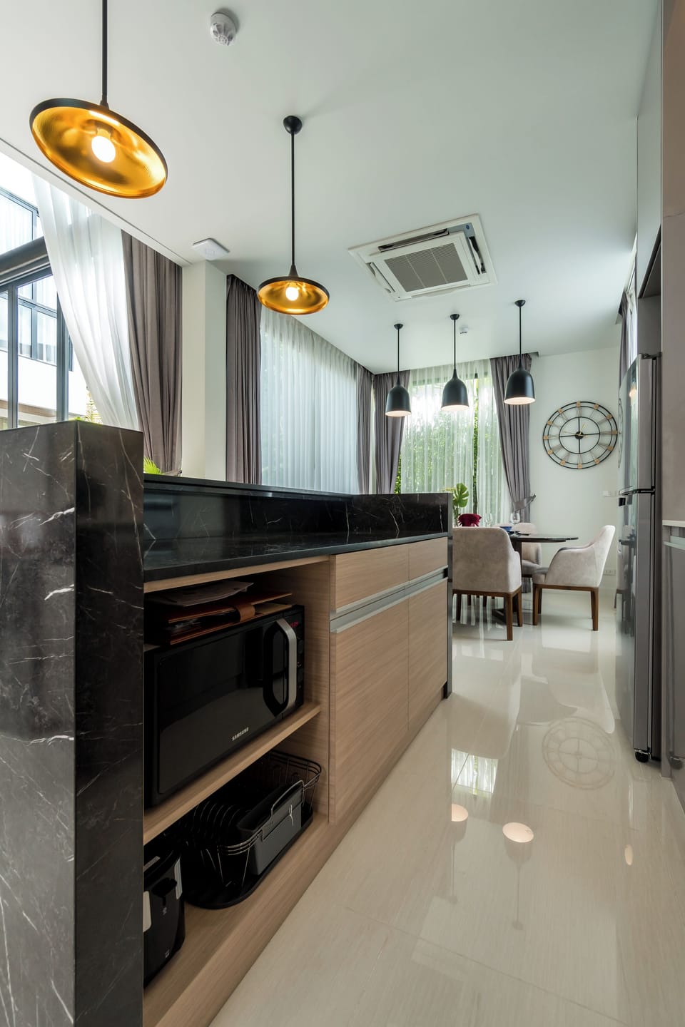 Villa, 2 Bedrooms, Patio | Private kitchen | Full-size fridge, microwave, stovetop, espresso maker