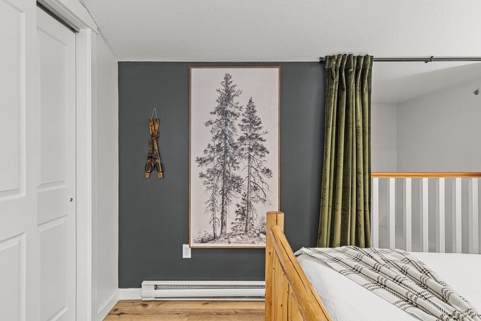 Local artwork adorns the walls