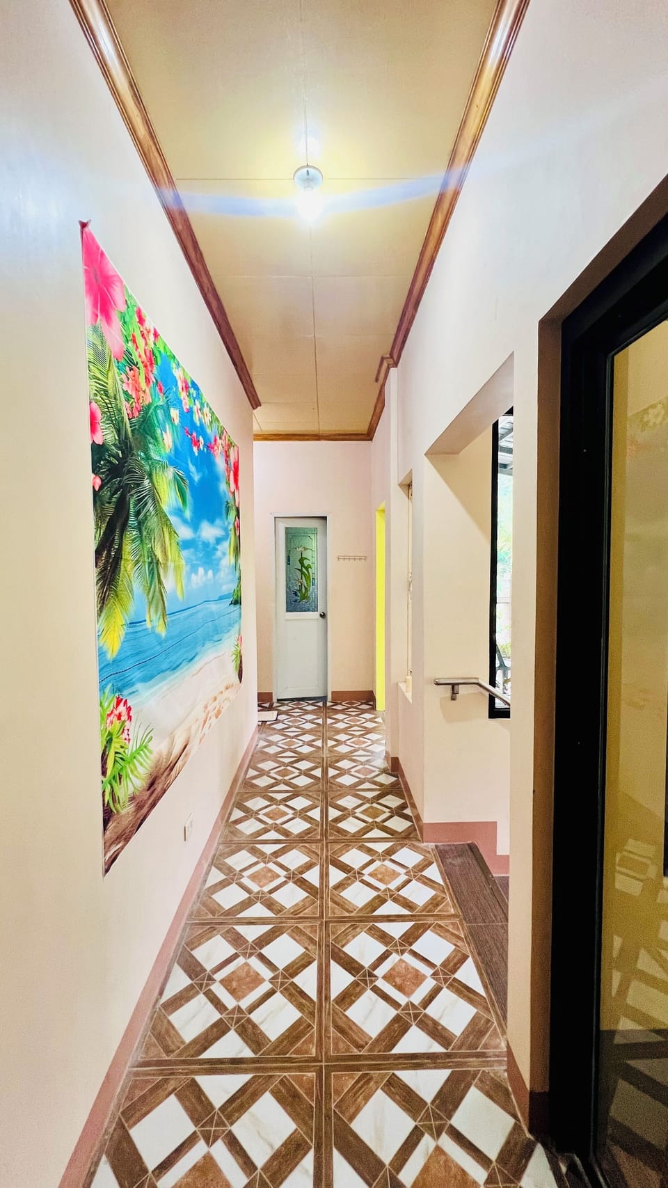 Well designed hallway in the upper floor.