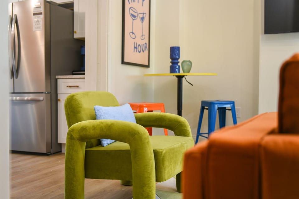 Not just a chair—a whole mood. Funky, fresh, and photo-ready!