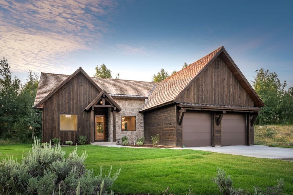 2 Car Attached Garage - Fall Exterior