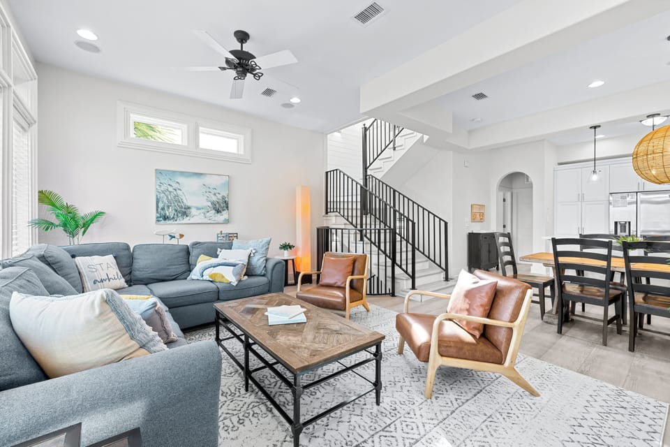 Second Floor Living Room - Dining Area