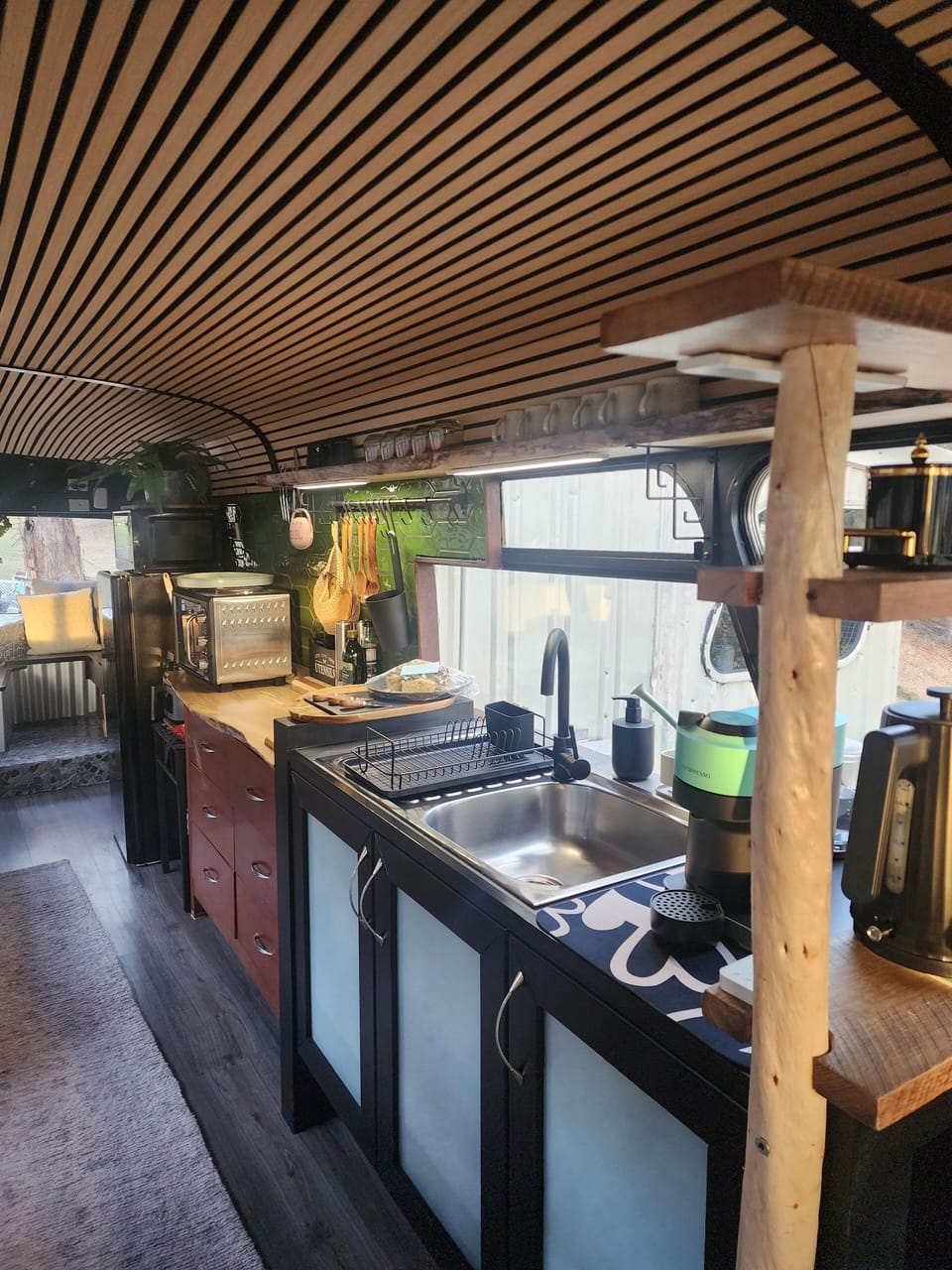 Our mini kitchen with a everything you need.