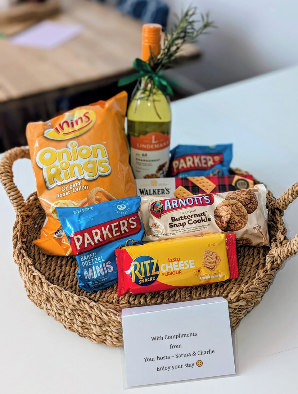 Welcome snacks