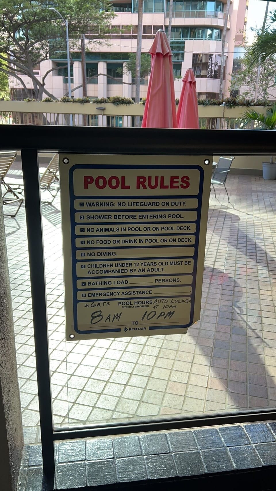 Pool rules