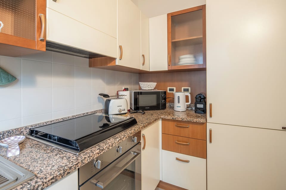 Apartment, City View | Private kitchen | Fridge, oven, stovetop, dishwasher
