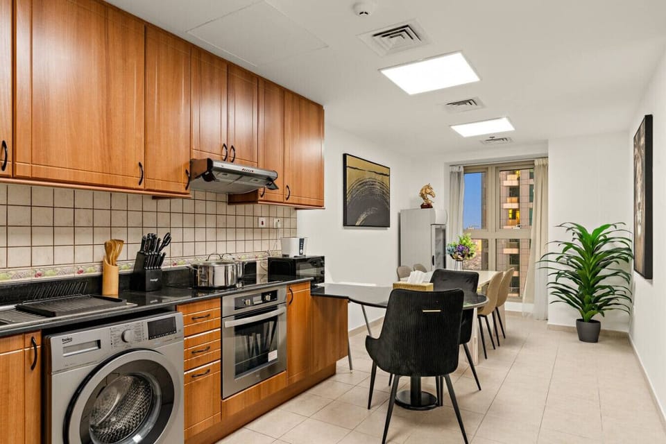 Gourmet Kitchen: Culinary adventures await in this stylish space with modern appliances!