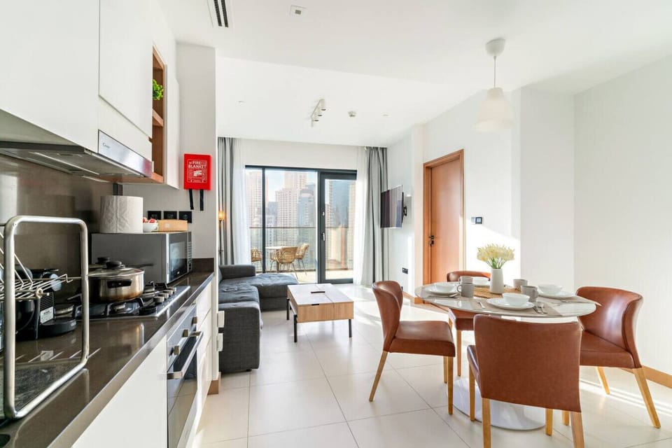Living Room: Bright and airy space with modern decor, perfect for relaxation or entertaining!