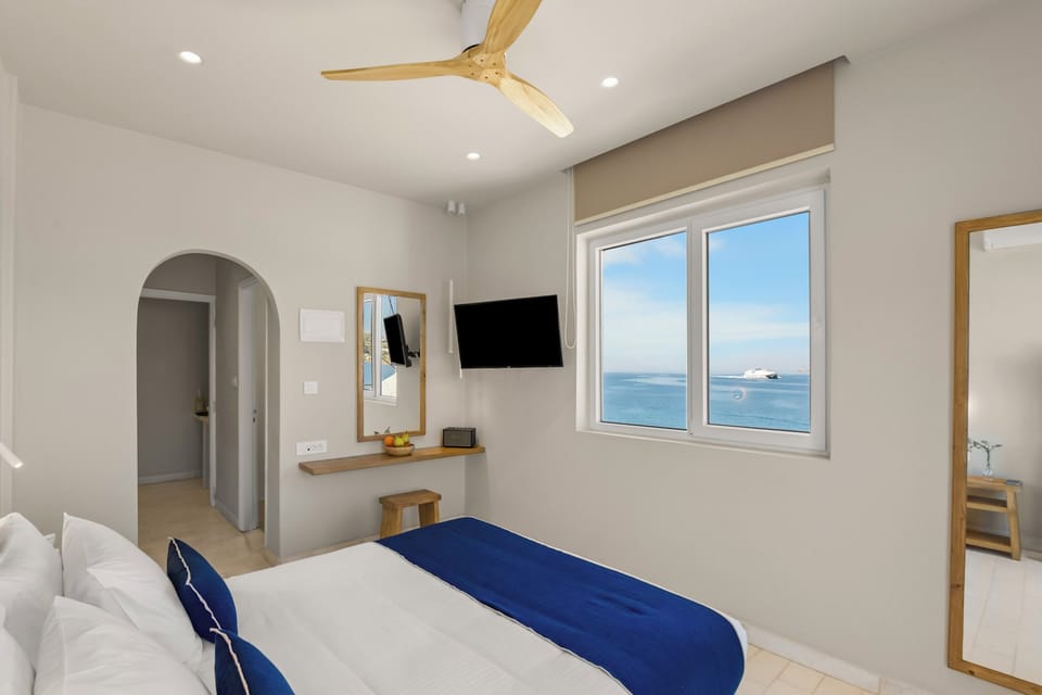 Deluxe Double Room, Balcony, Sea View | In-room safe, free WiFi