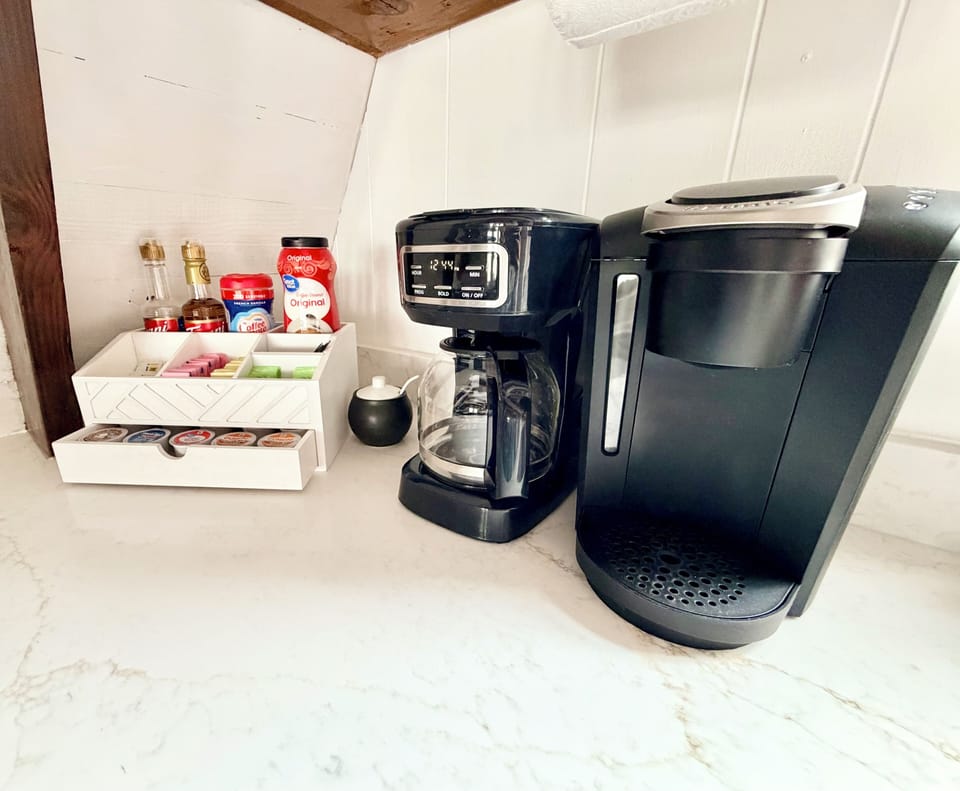 Complimentary coffee bar