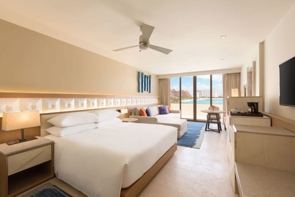 Premium bedding, free minibar, in-room safe, blackout drapes
