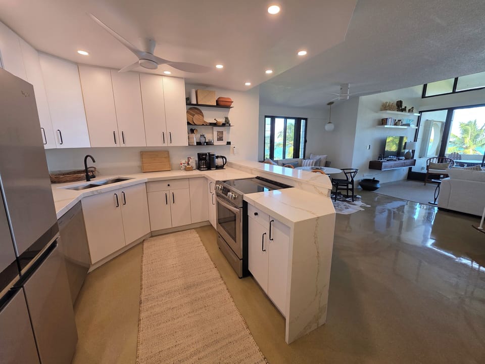 Bright, open kitchen made for every craving and conversation.