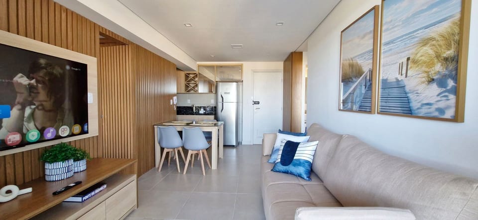 Comfort Apartment | Living area | 40-inch Smart TV with digital channels, Netflix, streaming services