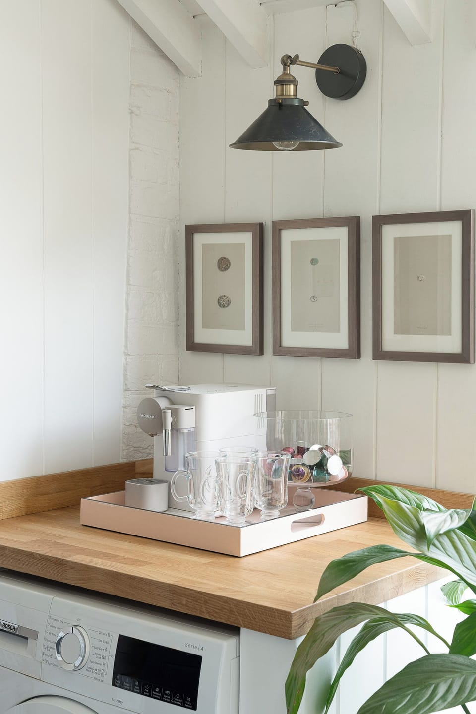 Coffee Station. Nespresso coffee pods