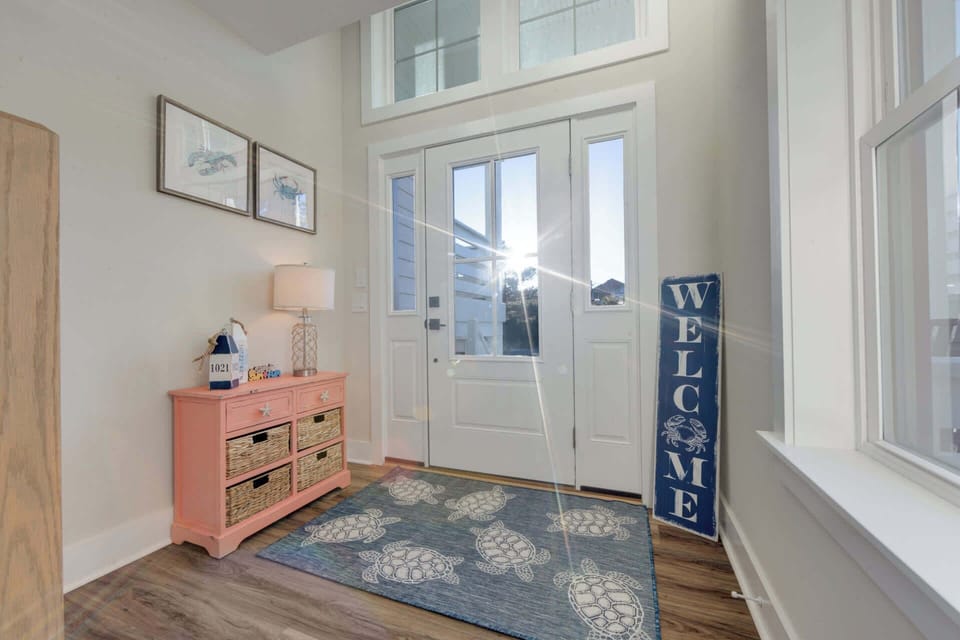 Entry into this stunning, 2023-built home