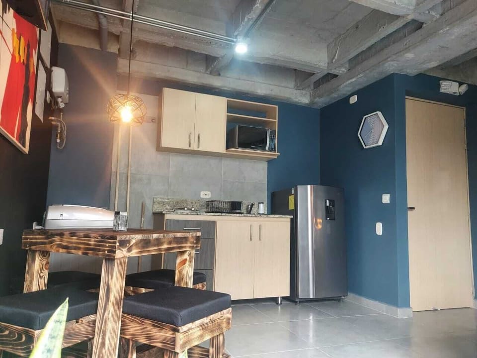 Standard Apartment | Private kitchen | Microwave, stovetop, blender, cookware/dishes/utensils