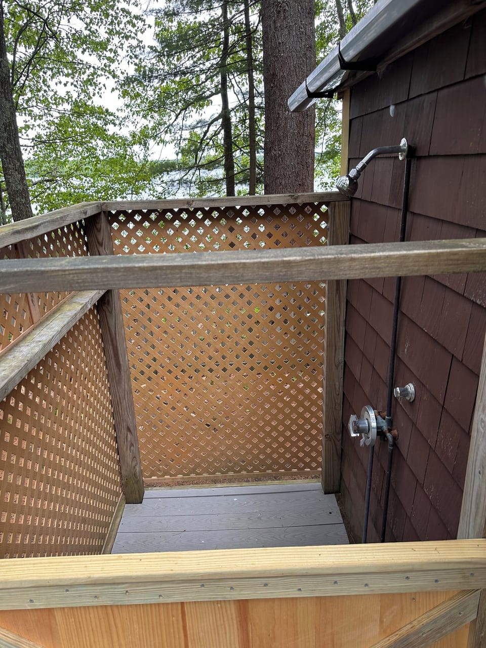 Outdoor shower