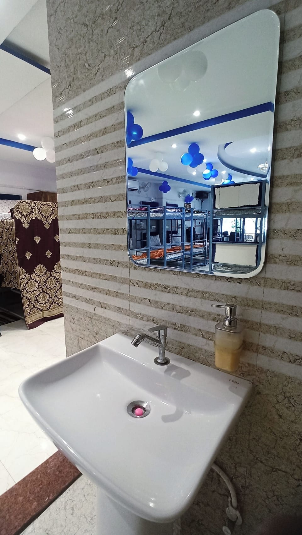 Shared Dormitory, Balcony, City View | Bathroom sink