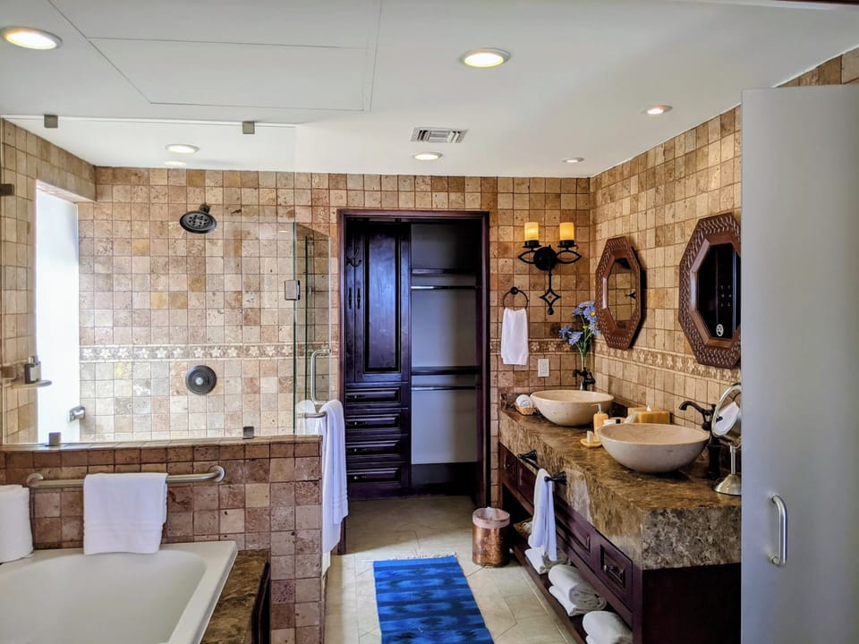 Master bath & closet