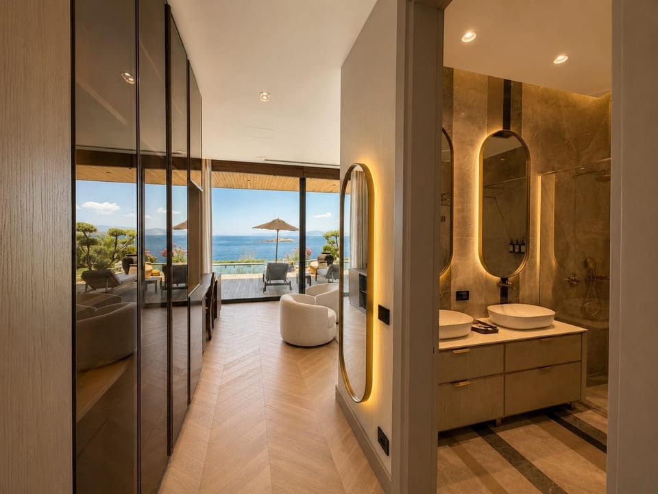 Presidential House, Patio, Beach View | Egyptian cotton sheets, premium bedding, memory foam beds, minibar