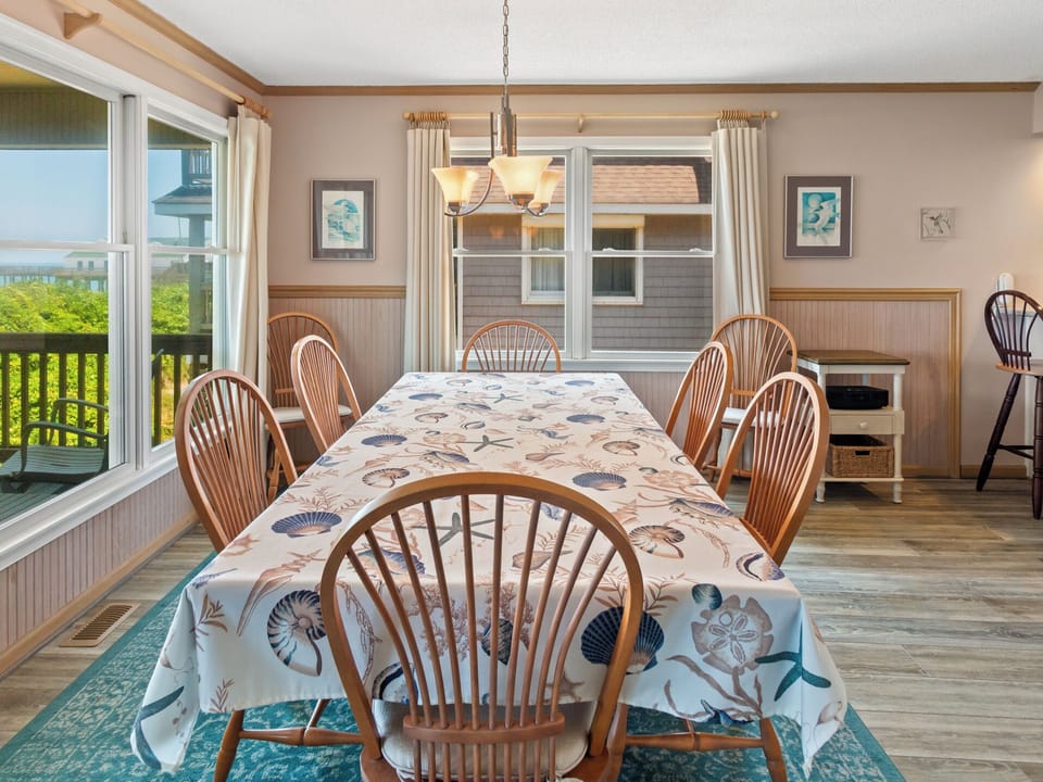 Eat together in the spacious Dining Area.