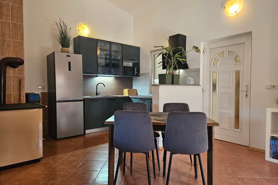 Kitchen and dining area