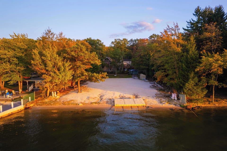 Lake Harmony Estates private beach