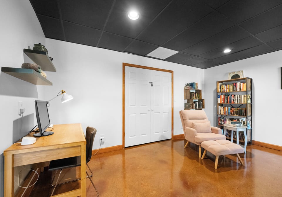 Reading nook and wfh station - perfect combo!