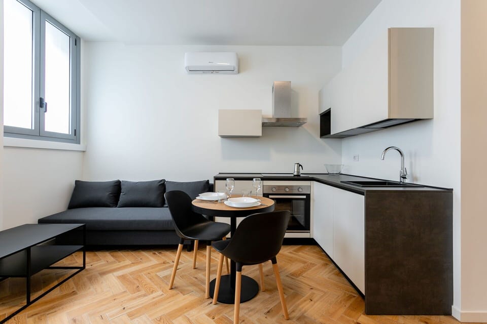 Kitchen, Living Room