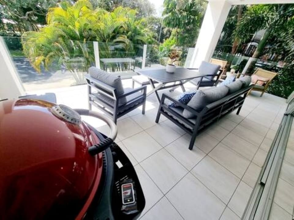 BBQ and outdoor area