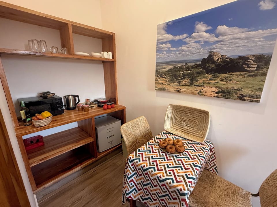 Superior Quadruple Room | Private kitchen | Shared fridge, microwave