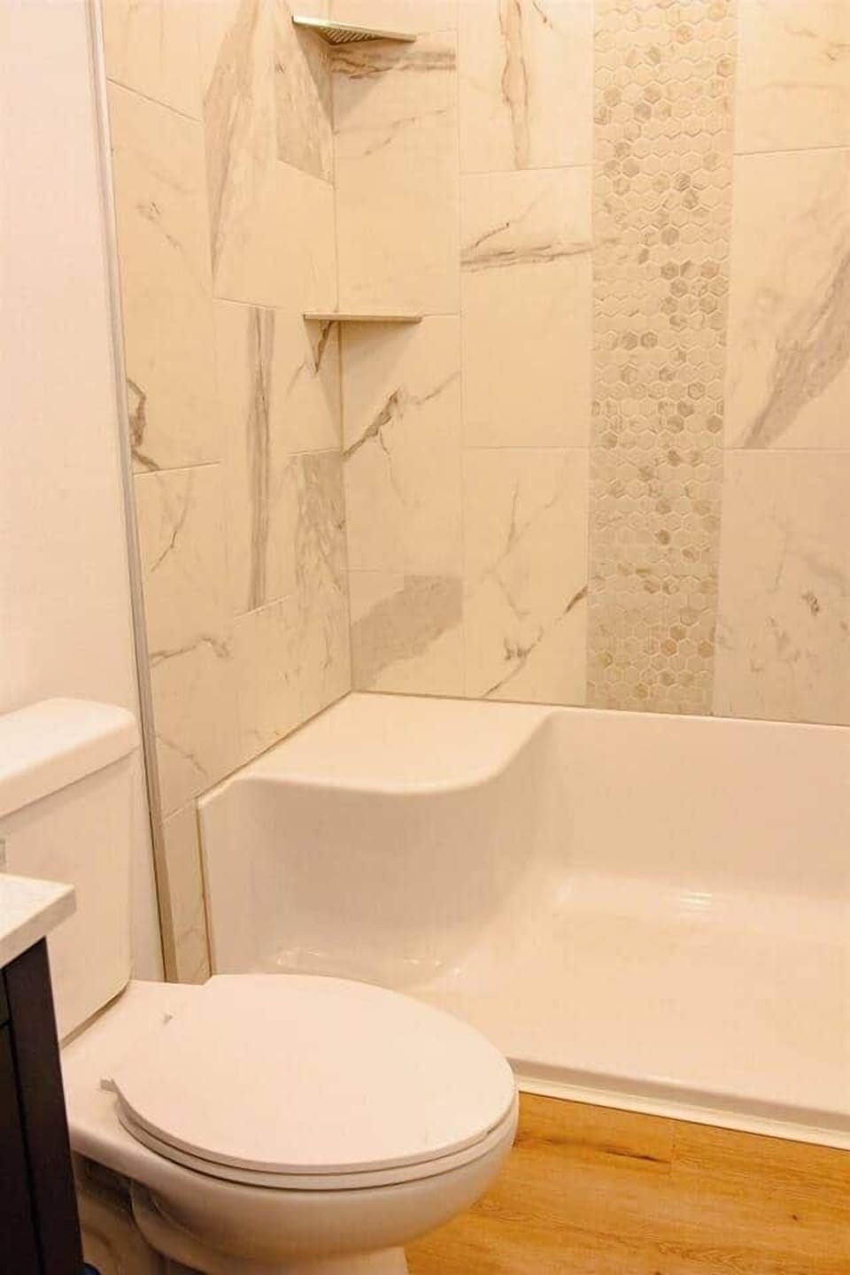 Master bathroom with shower