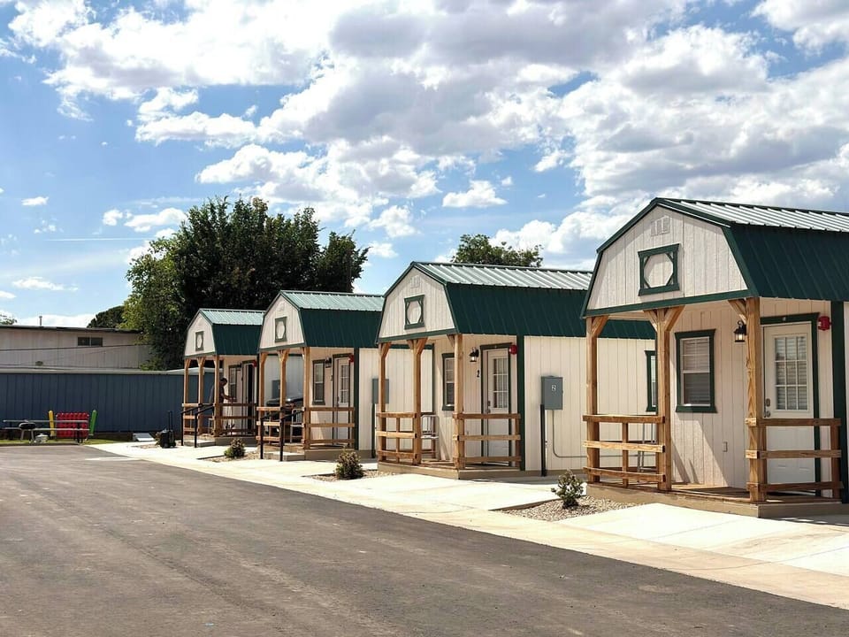 All 4 of the tiny oasis cabins