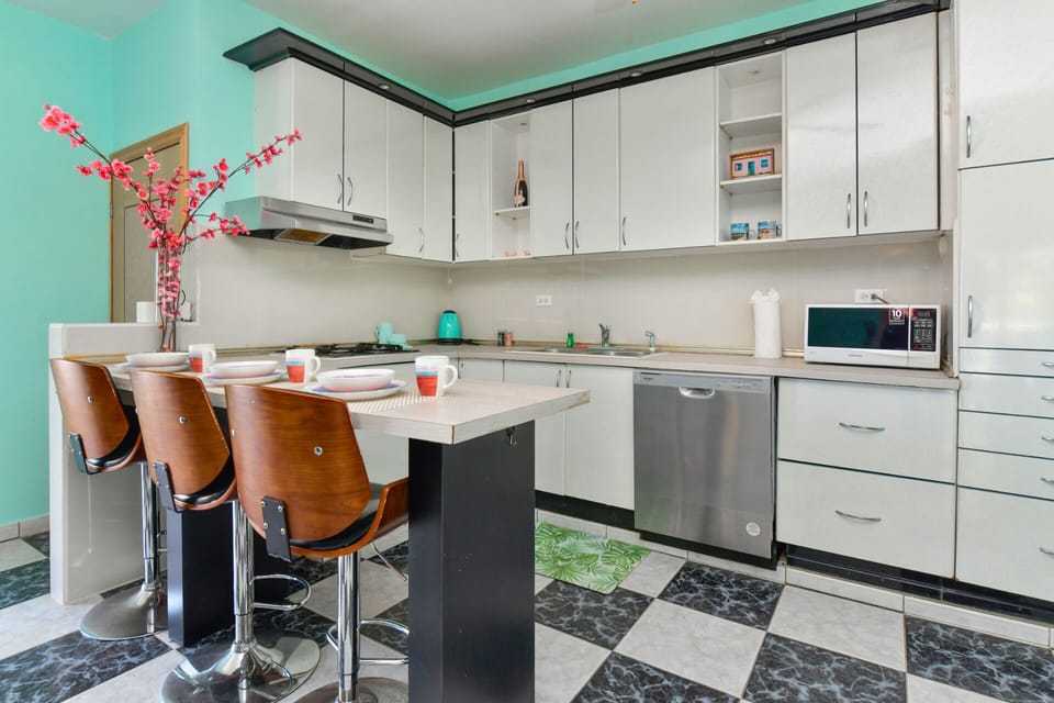 Kitchen with basic amenities to make your stay comfortable