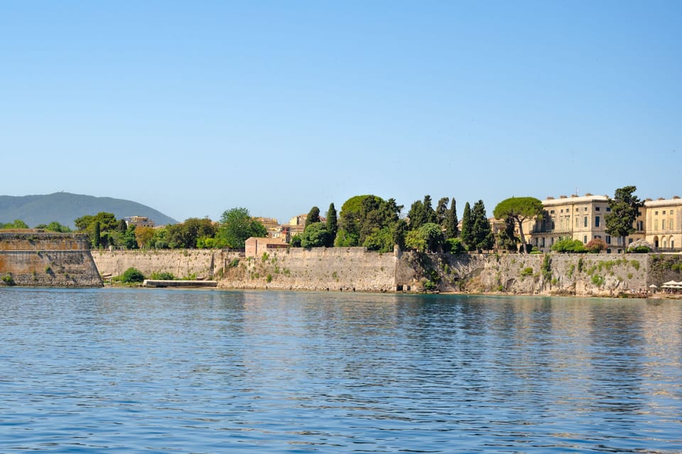 Corfu Old Town historical buildings