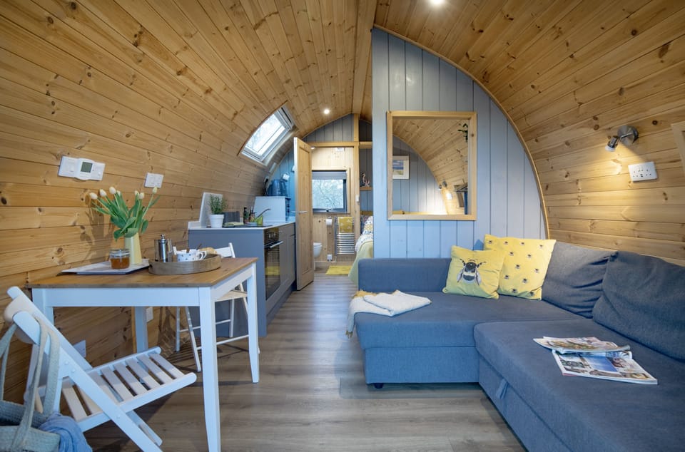 Open plan living area