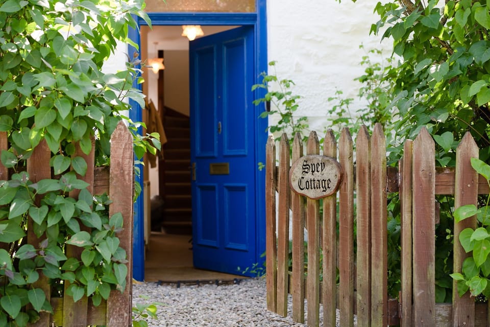 Spey Cottage external front door