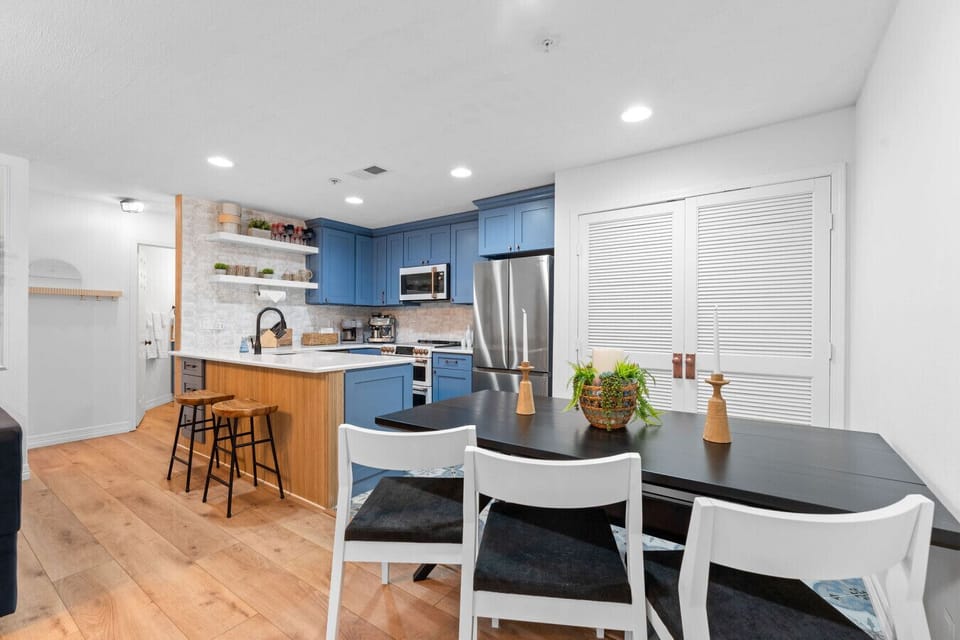 Kitchen and Dining with seating for 8