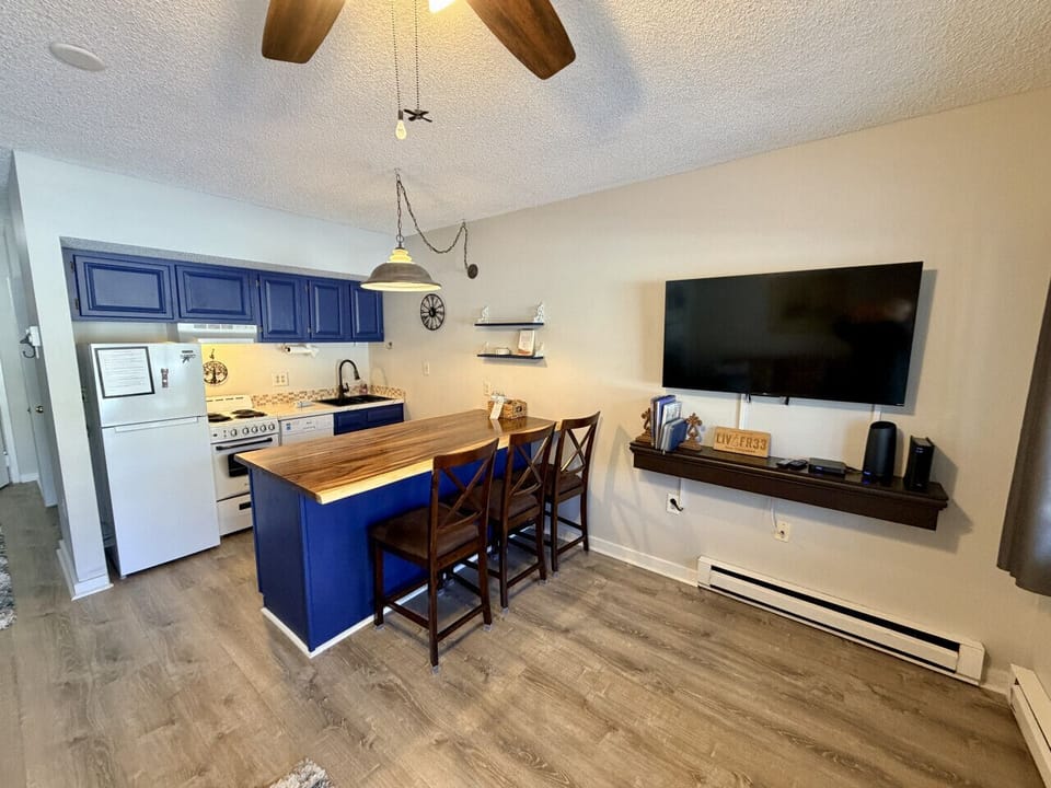 Cook your favorite meals in our stocked kitchen