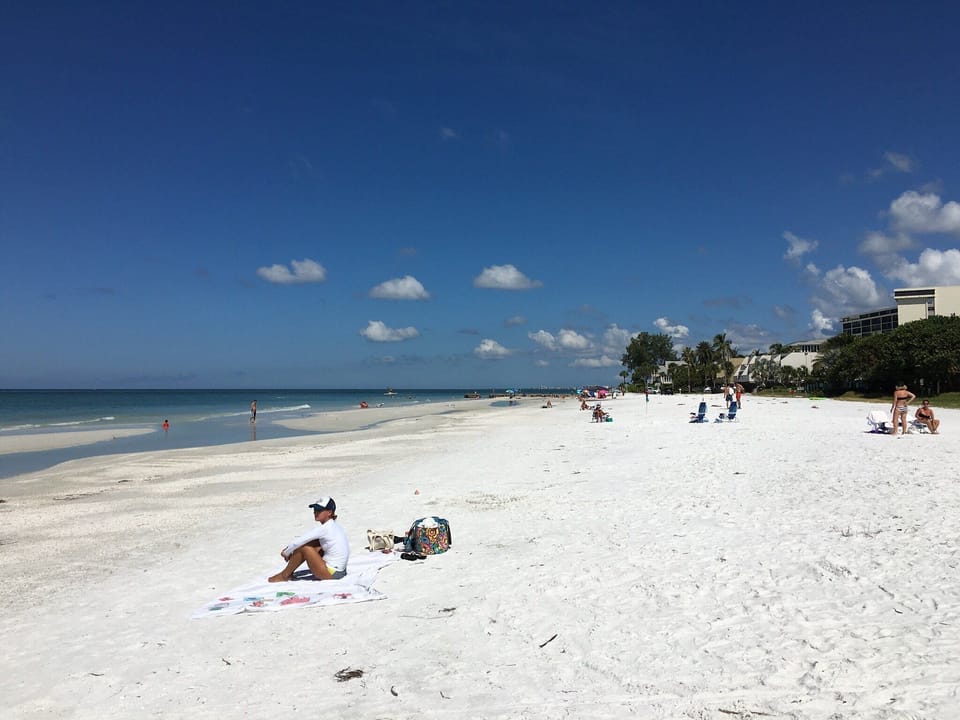 Siesta Key Beach, an 8-minute walk from the property.