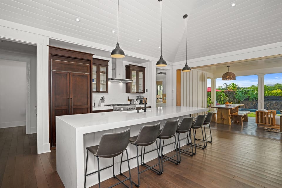 Modern kitchen with full appliances