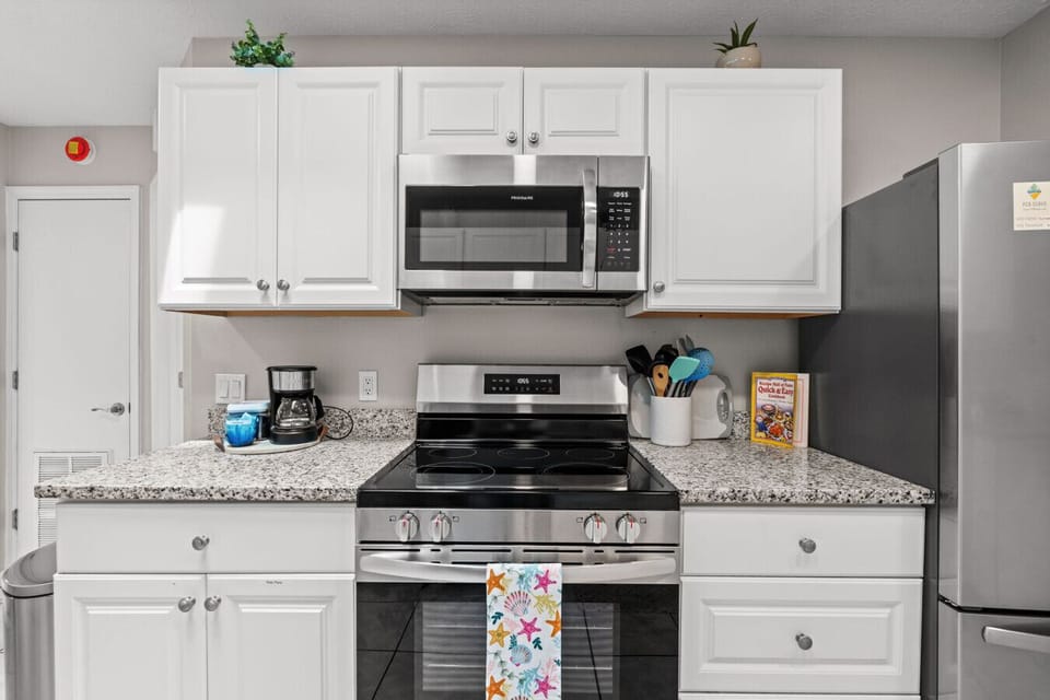 Brand new top of the line stainless steel appliances throughout.