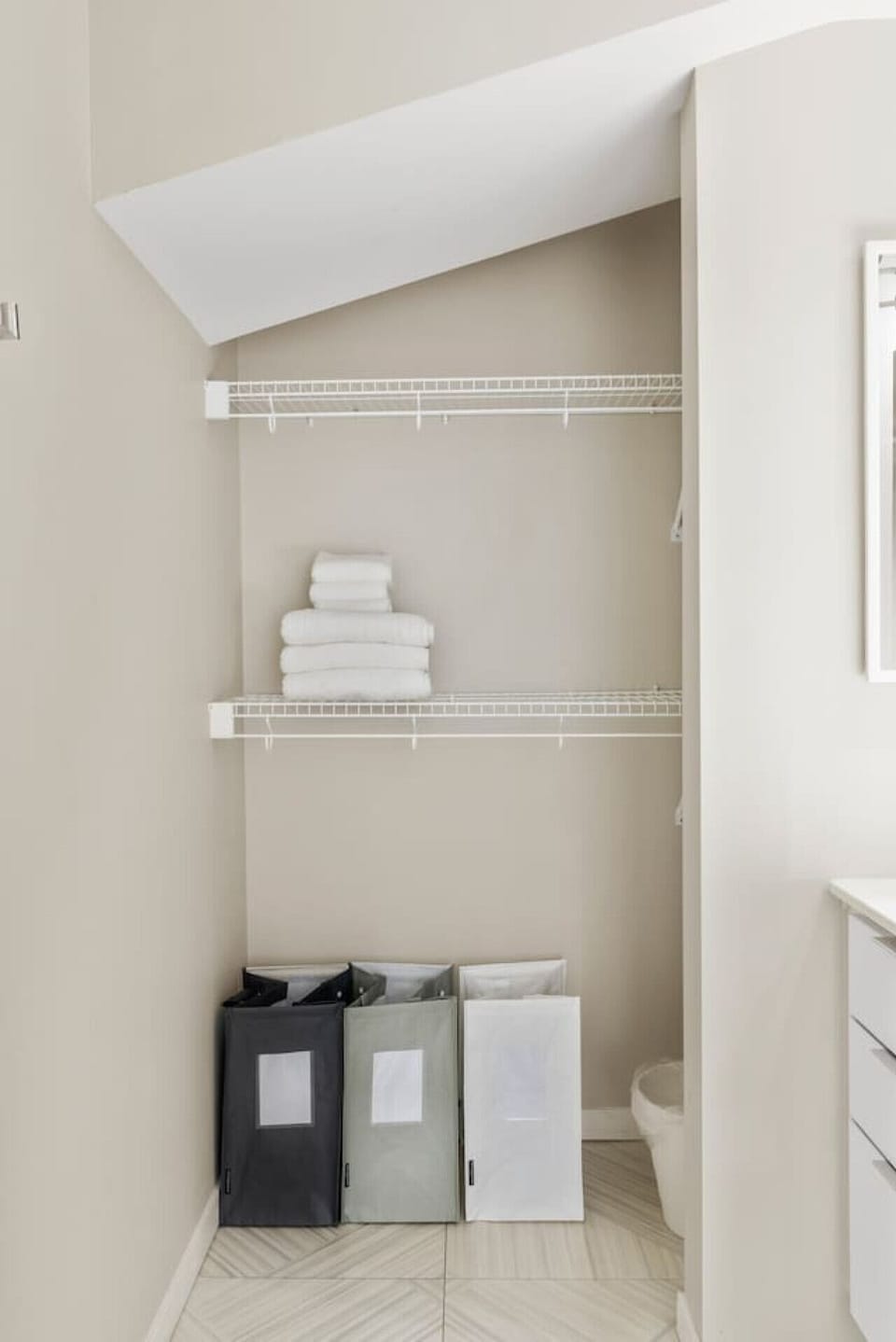 Spacious closets with ample storage space for all your travel essentials – unpack, unwind, and feel right at home.