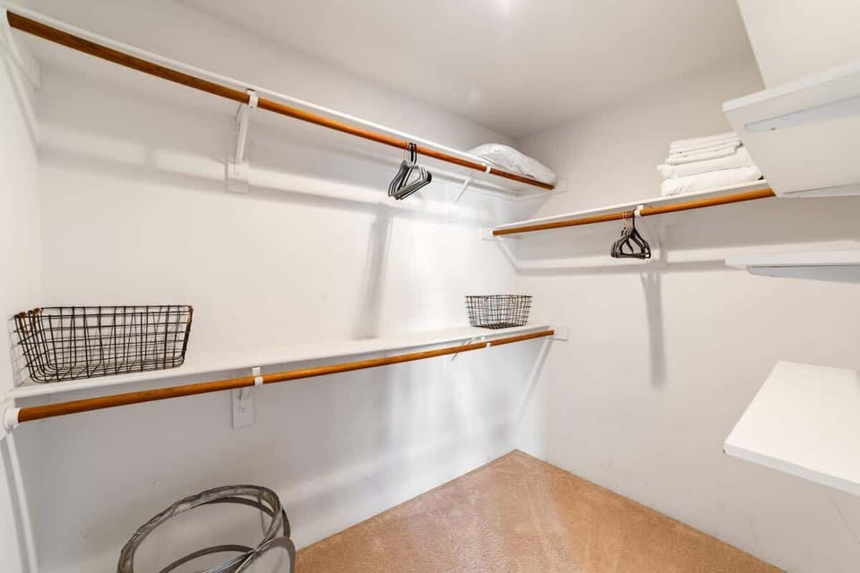Walk in closet in Bedroom 