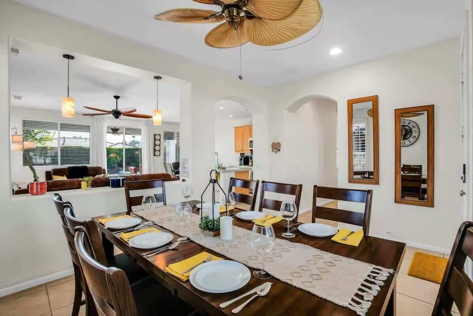 Gather and connect in this welcoming dining space, perfectly placed between the open living and kitchen areas for effortless entertaining and everyday moments.