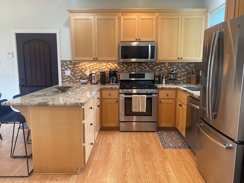 Well equipped kitchen