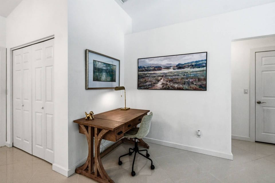 Hopefully you don't need to work on vacation but if you do, you've got an away home office