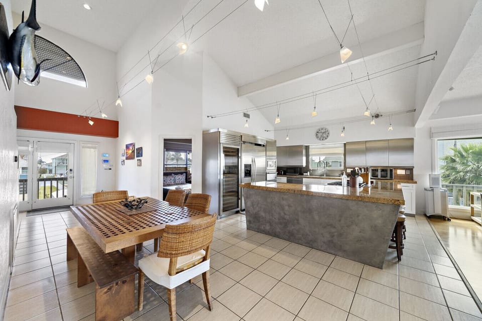 This is the main dining area of the home